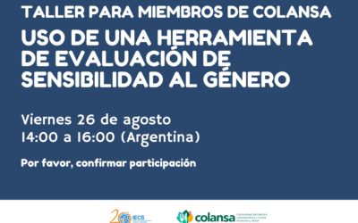 Alejandra Ortega expone en taller de Herramienta de Evaluación de Sensibilidad al Género