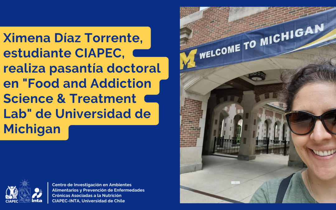 Para estudiar la adicción a los ultraprocesados: Estudiante CIAPEC realiza pasantía doctoral en Laboratorio de la Universidad de Michigan