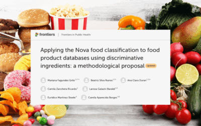 Aplicando la clasificación Nova a bases de datos de productos alimenticios utilizando ingredientes discriminativos: una propuesta metodológica