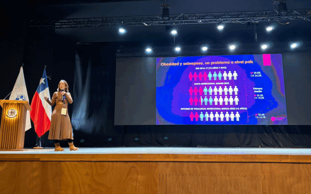 Ángela Martínez expuso sobre entornos alimentarios en la VI Jornada de Nutrición Infantil organizada por la Universidad de La Frontera