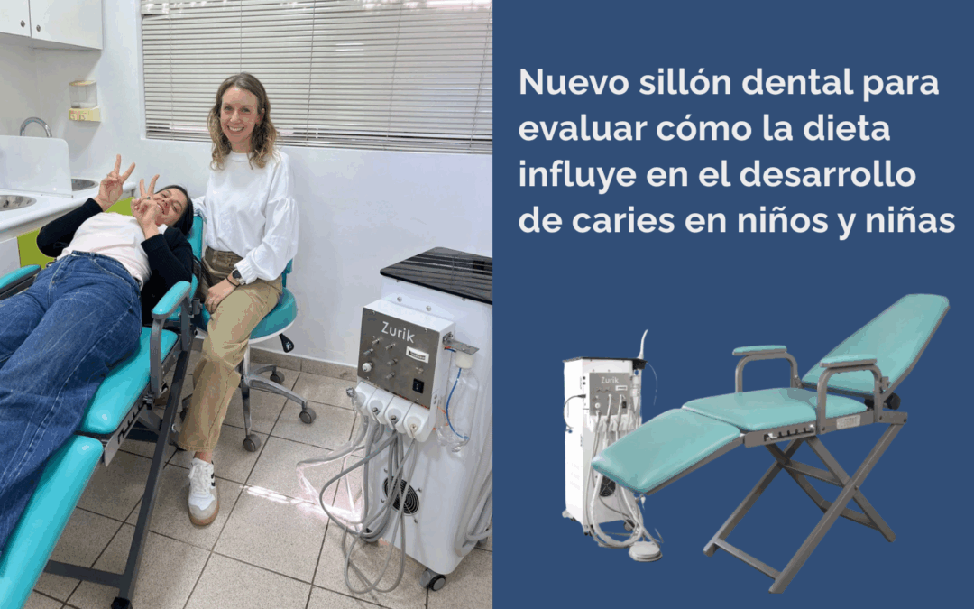 Nuevo sillón dental permitirá evaluar salud oral en niños y niñas de la cohorte BRECAM y estudiar relación entre consumo de ultraprocesados y caries