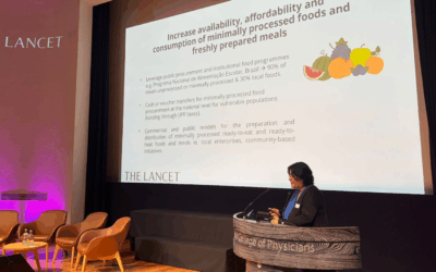 Académica U. de Chile participa en lanzamiento global de serie de The Lancet sobre Alimentos Ultraprocesados y Salud Humana