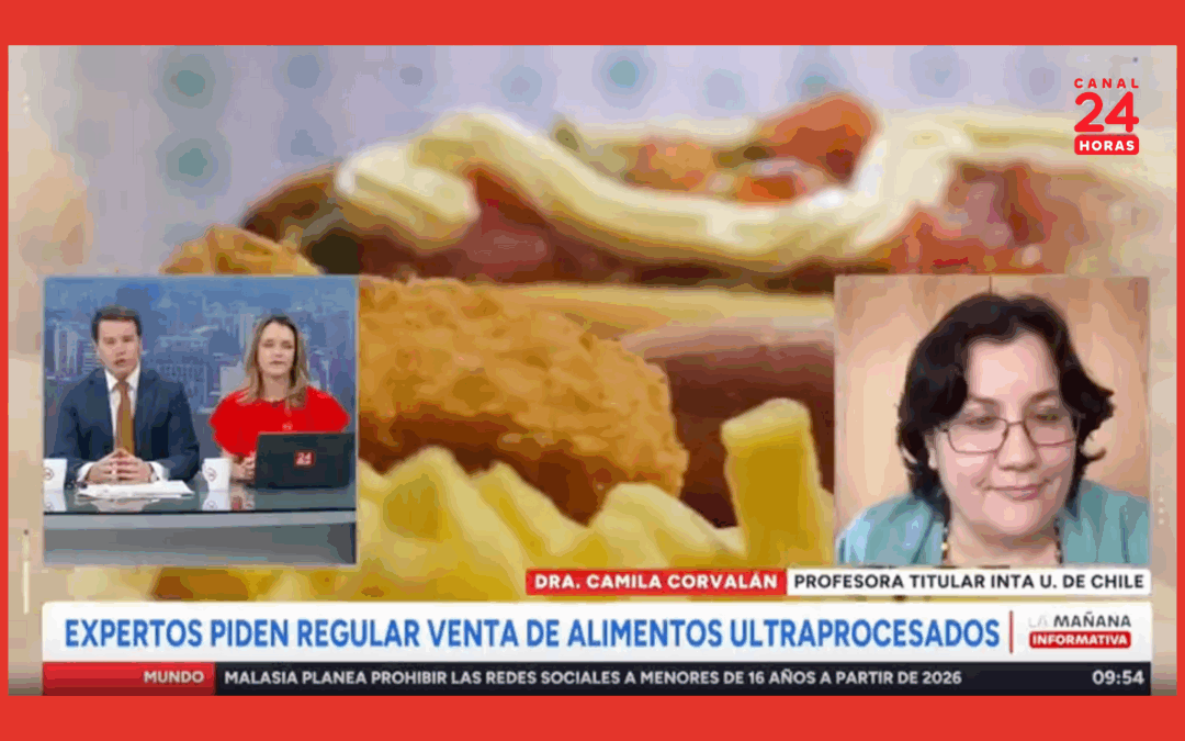 ENTREVISTA Canal 24 Horas | Camila Corvalán sobre Serie de Lancet sobre ultraprocesados y salud humana